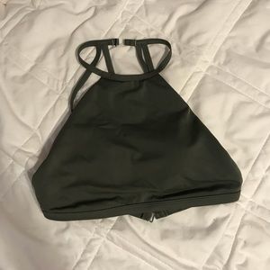 Halter neck bathing suit top